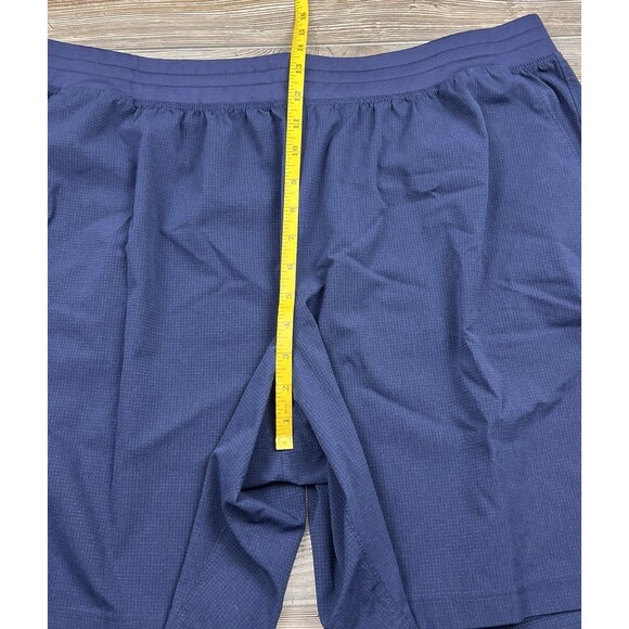 Under Armour Loose Shorts Men's Navy Blue Elastic Waist Drawstring Gym XXL 39/9 - Picture 10 of 12